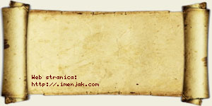 Tijana Jovović vizit kartica